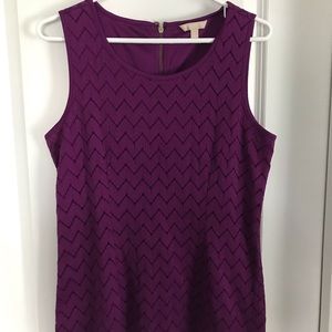 Purple BR dress top